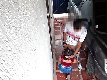 18-Year-Old Latin Cutie Gets Paid For Walking On A Deserted Road - Must Watch!