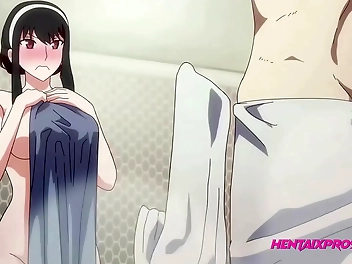 Japanese Ex-Couple Gets Steamy In The Shower: Uncensored Hentai Anime