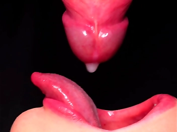 Japanese Woman Sucking Stepson's Dick Until He Cums In Her Mouth - Must-Watch!