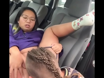 Japanese Beauty Gets Public Fingering And Pussy Eating Orgasm