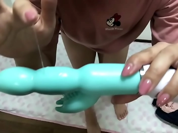 Japanese Girl Fills Herself With Cum After Buying A Big Toy And Playing With It - Watch The Steamy Video Now!