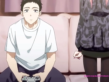 Horny Step Sister Blows Stepbro's Dick - Exclusive Hentai Video