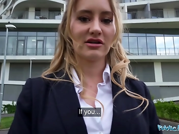 Japanese Public Agent Receives A Big Fat Cock In A Hotel Room