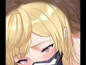 Hentai Babe Sucks Dick In Masked Foursome! - 4k Ultra HD