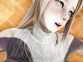 Japanese Hottie Elven Teacher In 3D Hentai SFM: Uncensored Pleasure