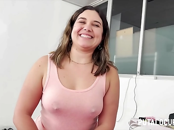 Ana Bad - Gorgeous Young BBW Porn Star Moaning And Taking It All In!