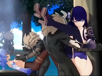 Japanese Game 'Genshin Impact' Hilarious Sexy JAV Cosplay Joke Compilation!