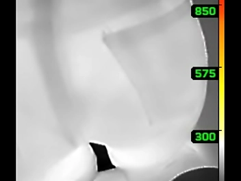 Japanese Beauty With An Amazing Ass Revealed By Thermal Imaging Camera!