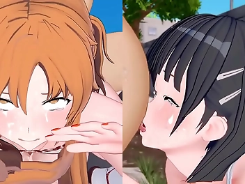 Japanese Pornstar Asuna And Suguga's Intense On-Screen Chemistry Explodes With Inoptic Action!
