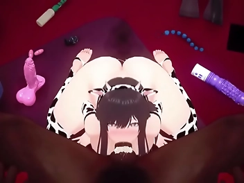 Japanese Hottie Kanae Gives Incredible Blowjob In Hentai Pleasure