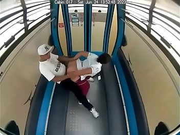 Japanese Babe Gets Fucked On The Ski Lift