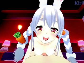 Japanese VTuber Hololive's Intense Hentai Sex Scene With Usada Pekora