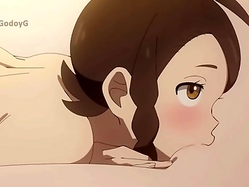 My BFFs And I Love To Play With Our Pokemons - H-Anime ENF CMNF MMD: Hot Group Sex Between Girls - Bit