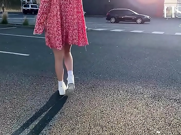 Watch Hot Japanese Babe Show Off And Touch Herself On Public Bus