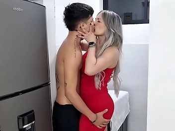 Colombian Milf Monique Fuentes & Danner Mendez Have Hot Incestuous Sex, Leaving His Assfull Of Milk