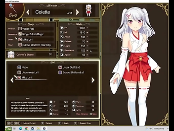 Japanese Hottie Collette's Sexy Hentai Adventure In Brave Alchemist Pt
