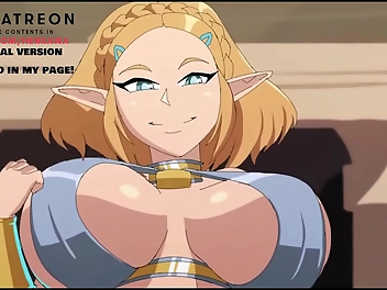Japanese Hentai: Princess Zelda Satisfies Ganondorf's Huge Dick In 4K Ultra HD!
