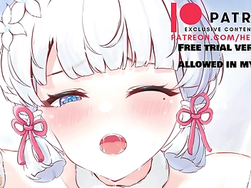 Japanese White Hair Big Tits Babe Gets Fucked With Breast Grabbing - 4K Hentai At 60FPS