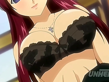 Busty Nun Gets Debauched By Her Stepbrother - Raw Hentai [Subtitled]