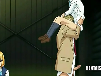 Busty Teacher Signs Hentai Sex Contract With Powerful Boys!