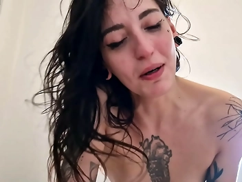 Intense Female Orgasm Unleashed - 5'10'' Skinny Brunette's Lustful Romp In Real Homemade Sex Tape - FREE HD