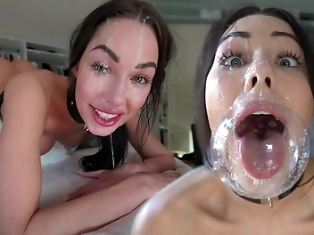 Japanese Schoolgirl Gets Balls Deep Throatpie With Rimming & Ahegao