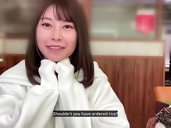 Asian Beauty's First POV Sex With White Skinny Body - Creative Creampie Fun!