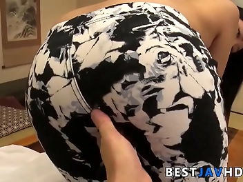 Japanese MILF With Perfect Curves Gets Horny With Massive Schlong