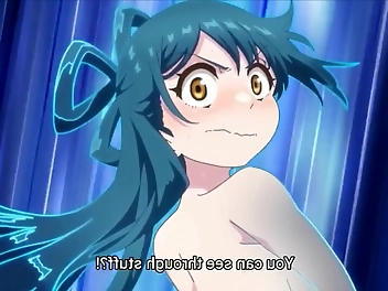 Uncensored Japanese H Anime: Mato Seihei No Sureibu With Nude Girls With Blue Hair - CMNF!