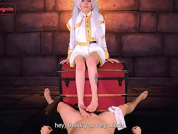Jap Cosplay Queen Elfa's Healing Spell Picks Up Hunky Warrior For SEX - Sneak Peek!