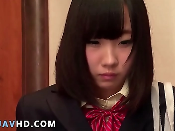 Japanese School Girl Rin Aoki Blows Your Mind With An Amazing Blowjob