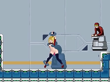 Japanese Hentai Game: Cute Blonde In Sexy Forby Act With Men