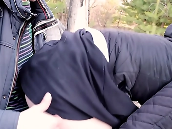 Japanese Beauty Caught Masturbating In The Forest Gets Fucked By A Stranger!