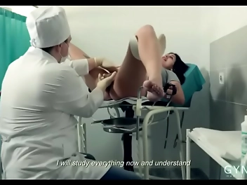 Check Out This Seductive Gyno Exam With Our Female Doctor!