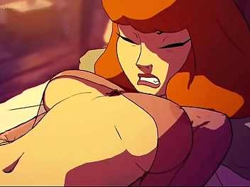 Japanese Hentai - Daphne From Scooby-Doo Gives Birth To A Monster!