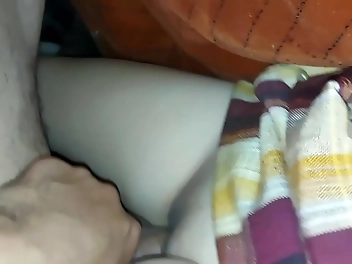 Naughty College Girl Caught In The Act! Sneaky Midnight Fun With Her Stepdad,