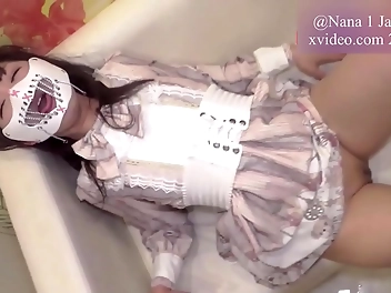 Sexy Nana From Japan Squirting With A Wine Bottle - Must-Watch!