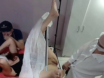 Japanese Wife Gets Examined By Her Husband's Doctor, Gets Him Excited