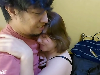 Japanese BBW Gives Blowjob And Anal Sex With Hairy Pussy