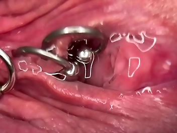 Jap Babe With Pierced Clit Gets Wet And Squirts Inside Her Pussy - Uncensored Close-Up!