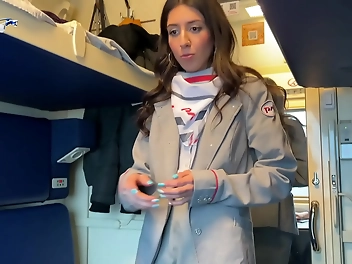 Japanese Commuter's Surprise Ride: Conductor Gets Frisky Mid-Shift