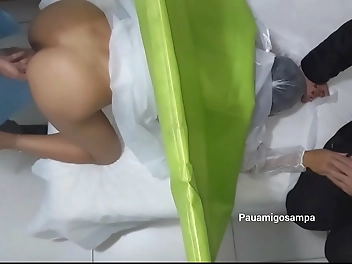 Japanese Wife Gets Fucked By Patient During Sexy Consultation In Front Of Hubby